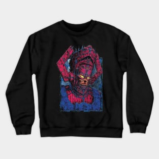 Space Robot Galactus Cartoon Fanart Crewneck Sweatshirt